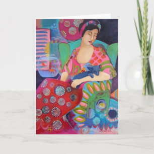 Bohemian Beauty Fine Art Kleurrijke Note Kaart