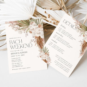 Bohemian Bloemen & Veren Bach Weekend Kaart