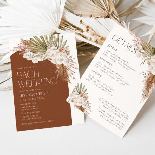 Bohemian Bloemen & Veren Bach Weekend Kaart