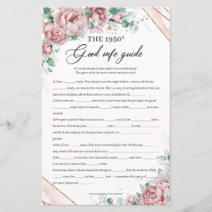 Bohemian Blush bloemen De Goede Woongids uit 1950