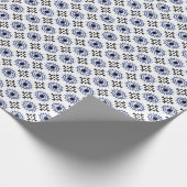 Bohemian Boho Abstract Aztec stijlpatroon Cadeaupapier (Hoek)