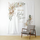 Bohemian Boho Baby Shower Decoratie Achtergrond Wandkleed (In situ)