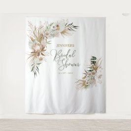 Bohemian Boho Bridal Wedding Shower Decor Tapestry Wandkleed