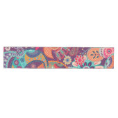 Bohemian Boho MOD Hippy Chic Flower Pattern Medium Tafelloper (Horizontaal)