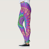 BOHEMIAN BOHO PINK YOGA PANTS LEGGINGS (Gauche)