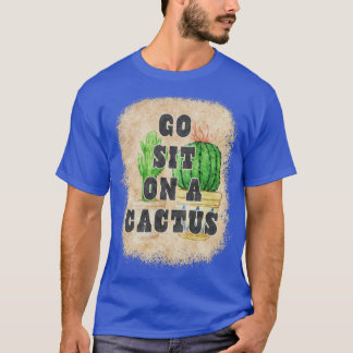 Bohemian Boho stijl vetplanten Cacti Gezegde Go Si T-shirt