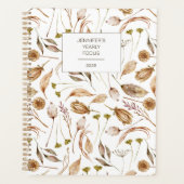 Bohemian Brown & White Floral  (Devant)