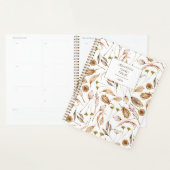Bohemian Brown & White Floral  Planner (Display)