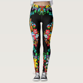 Bohemian Butterfly Floral Leggings