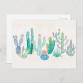 Bohemian Cactus Briefkaart (Voorkant / Achterkant)
