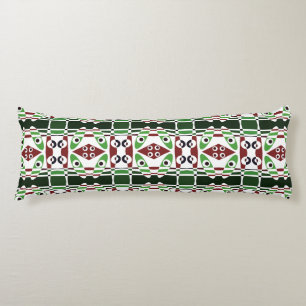 Bohemian Chintz 37 Groene Maroon Bruin Lichaamskussen