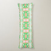 Bohemian Chintz 59 Koraal Groen Lichaamskussen (Achterkant (Verticaal))