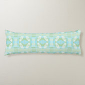 Bohemian Chintz 77 pastel blauw groen Lichaamskussen (Voorkant)