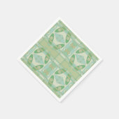 Bohemian Chintz New Green Olive Servet (Hoek)