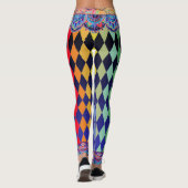 Bohemian Circus Midnight Blue Jester Leggings (Achterkant)