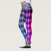 Bohemian Circus Midnight Blue Jester Leggings (Links)