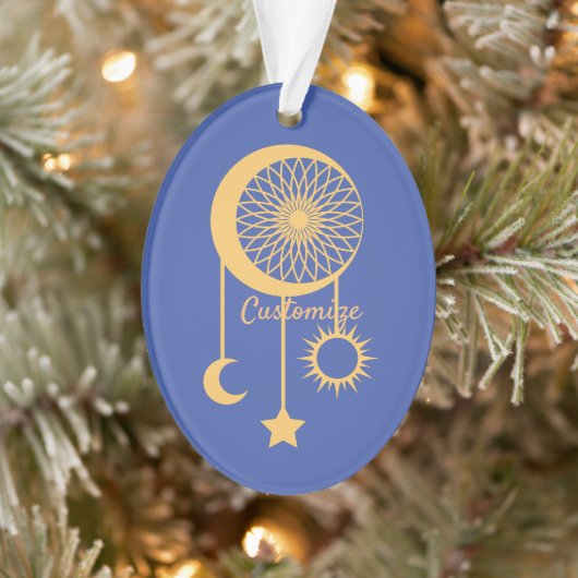 Bohemian Dream Catcher Thunder_Cove Ornament (Boom)