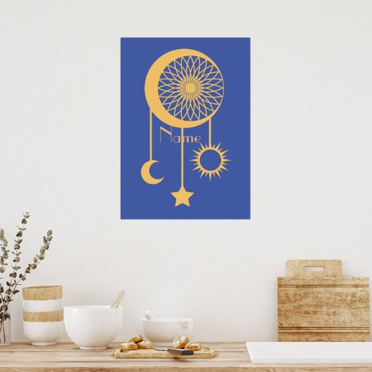Bohemian Dream Catcher Thunder_Cove Poster (Keuken)