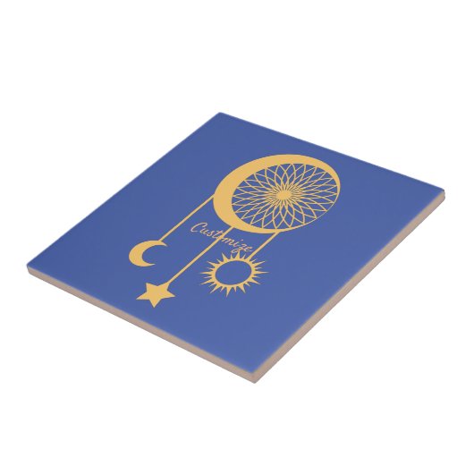 Bohemian Dream Catcher Thunder_Cove Tegeltje (Zijkant)