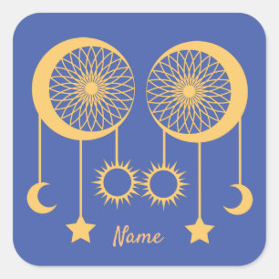 Bohemian Dream Catcher Thunder_Cove Vierkante Sticker