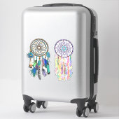 Bohemian Drocatchers | Wit of helder Sticker (Koffer)