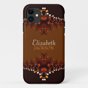 Bohemian Earth Tribe Art met aangepaste naam iPhon iPhone 11 Hoesje