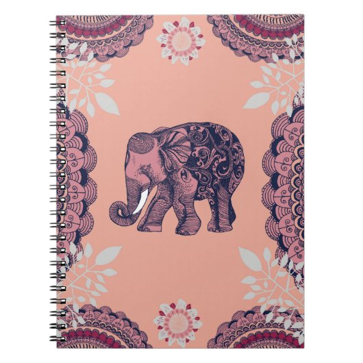 Bohemian Elephant Notitieboek (Voorkant)
