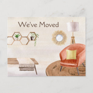 Bohemian Entryway Moving Announcement Briefkaart