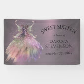 Bohemian Fairy Ball Gown | Gedempte Ombre-wijnglan Spandoek (Horizontaal)