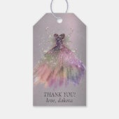 Bohemian Fairy Ball Gown | Muted Ombre Dank u Cadeaulabel (Voorkant)