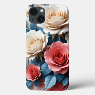 Bohemian Floral Art Perfect Gift voor Meisje iPhone 13 Hoesje