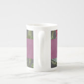 Bohemian Floral Personalized Bone China Mok (Achterkant)