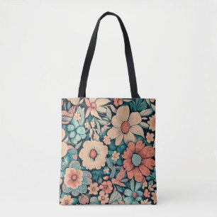 Bohemian Flower Fabric Draagtas