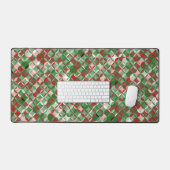 Bohemian Funky-kerstkaartpatroon Bureaumat (Keyboard & Muis)