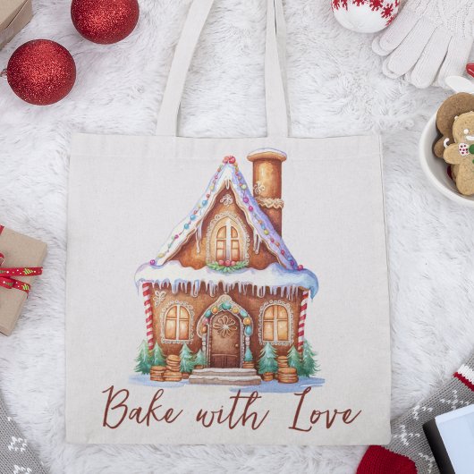 Bohemian Gingerbread House Holiday Magic Tote Bag