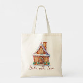 Bohemian Gingerbread House Holiday Magic Tote Bag (Achterkant)