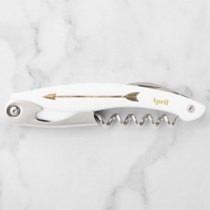 Bohemian Gold Arrow en aangepaste naam Kurkentrekker