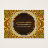 Bohemian Groove Swirls Enregistrer la carte de dat (Dos)