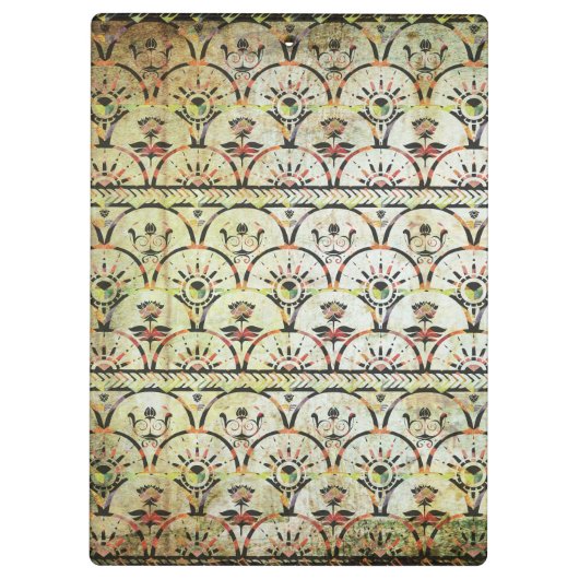 Bohemian Grunge Pattern-klembord Klembord (Achterkant)