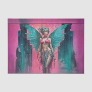 Bohemian Grunge Roze Sprookje Decoupage Papier