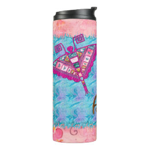 Bohemian Gypsy Folk Art Thermosbeker