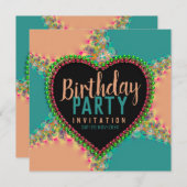 Bohemian Hippy Girls Dîner de nuit Invitation (Devant / Derrière)