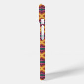 Bohemian Kleurenpalet Golvende Lattice Patroon Art Case-Mate iPhone Case (Achterkant / Links)
