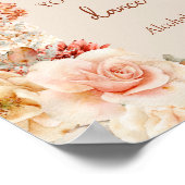 Bohemian kleurrijke herfst Vertrouw me dat je kunt Poster (Hoek)