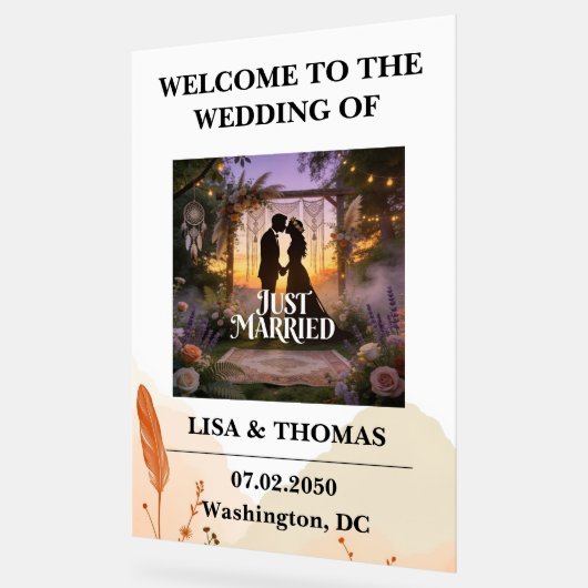 Bohemian Lace Dream Pattern Wedding (Angle)