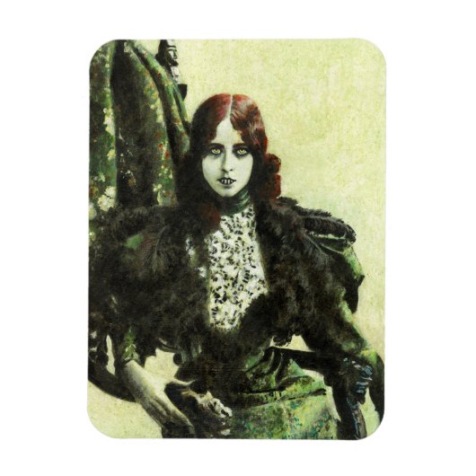 Bohemian Lady Vampire Flexible Magnet Magneet (Verticaal)