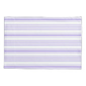 Bohemian Lavender Waterverf Floral Toile Kussensloop (Achterkant)