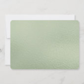 Bohemian Leaves Sla het datumscript op Save The Date (Achterkant)