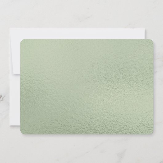 Bohemian Leaves Sla het datumscript op Save The Date (Achterkant)