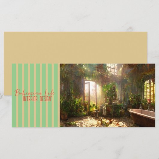 Bohemian Life - Affaires, Carte de voeux, Invitati (Devant / Derrière)